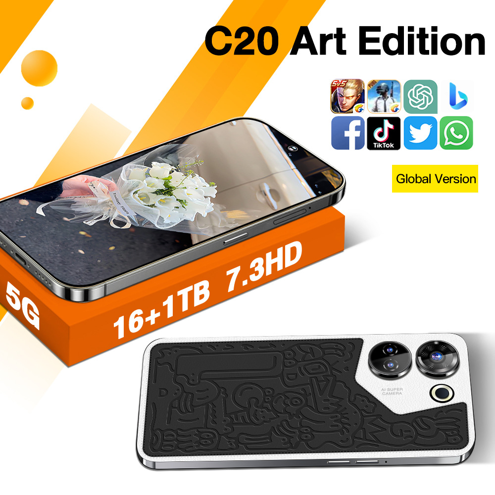 C20ArtEdition 4G 16+1TB 8800 MAH 6.6-inch smartphone Android global unlock