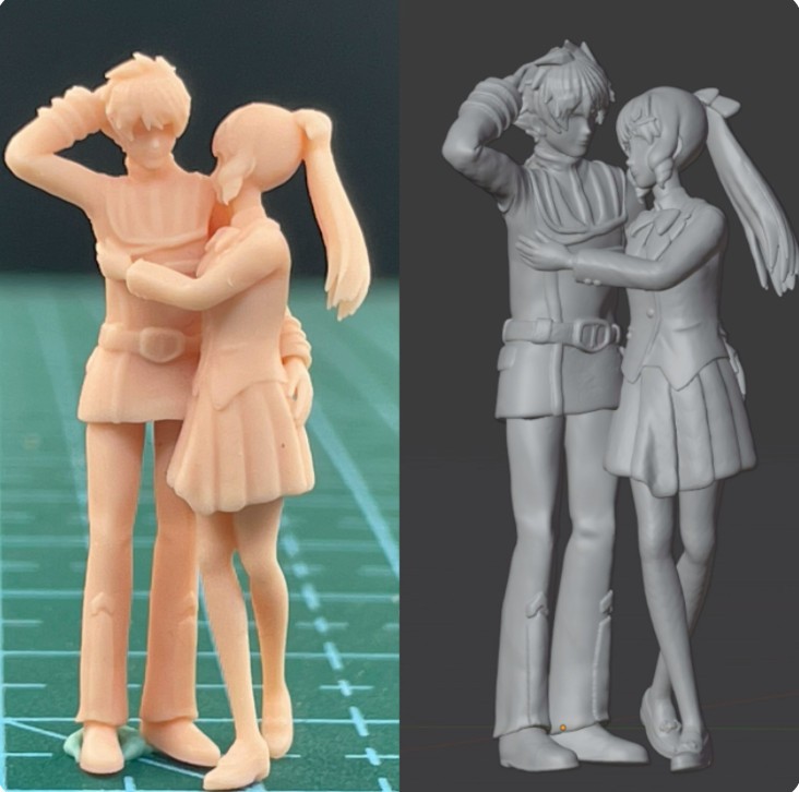 1/64 1/87 1/43 1/72 1/35 1/32 Girl Man Miniatures Scene Figure Model For Cars - Picture 9 of 9