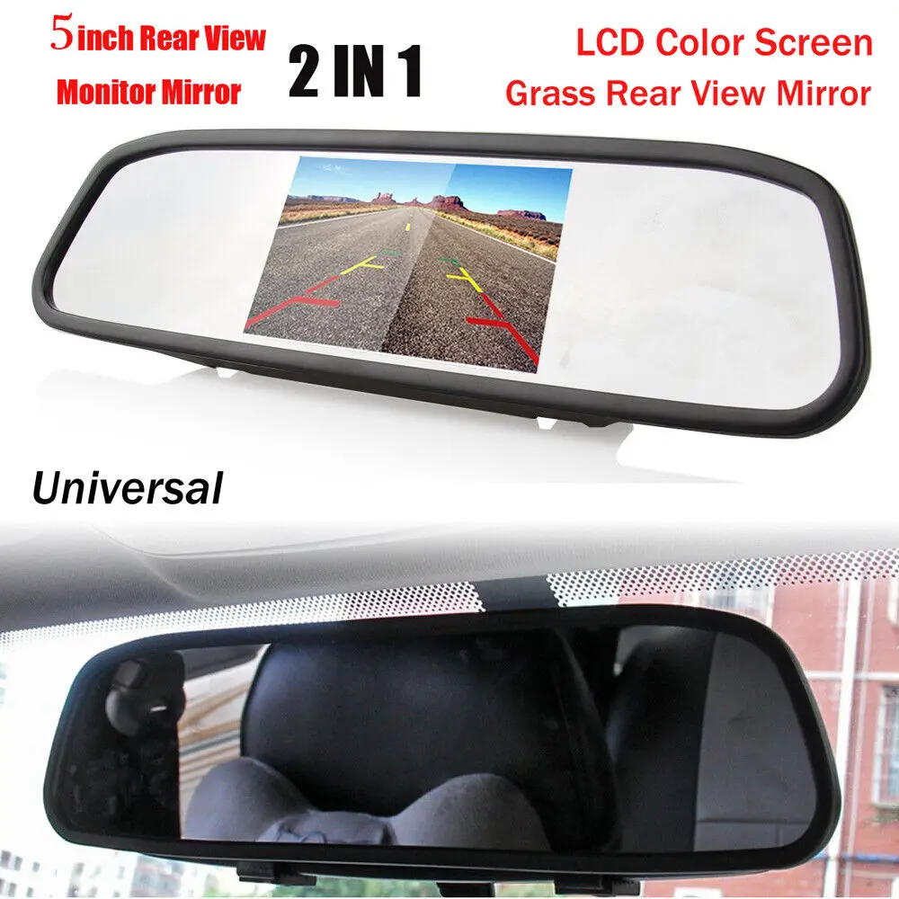 4.3",5",7" Car mirror monitor, rear view camera, rear view parking,night vision - Picture 19 of 19