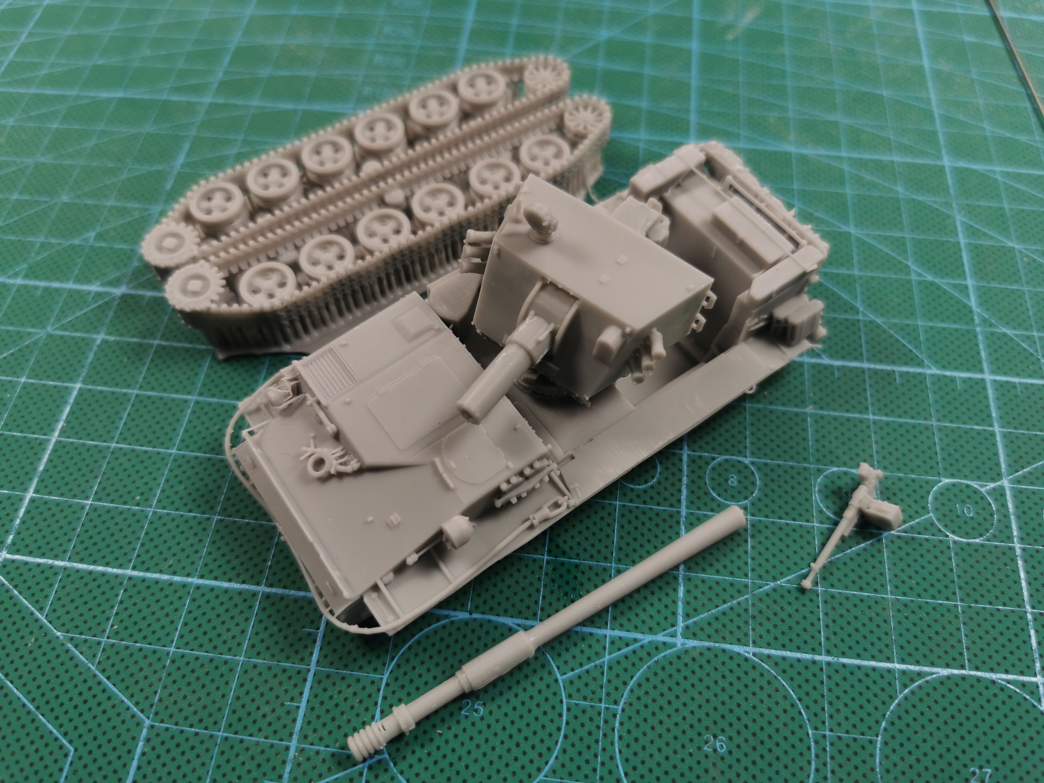 3D Printed KIT 1/72/35 Soviet SU-130PM/SU-100P Open-top tank destroyer - Picture 11 of 12