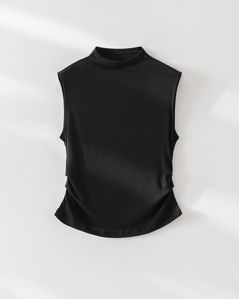 Lanjing Tencel Australia imported wool 5A antibacterial small high neck stand