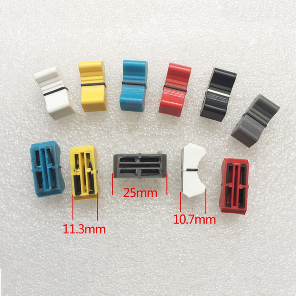 50 Pcs Manopola Di Controllo Del Volume Tappi Cursore Mixer Manopole