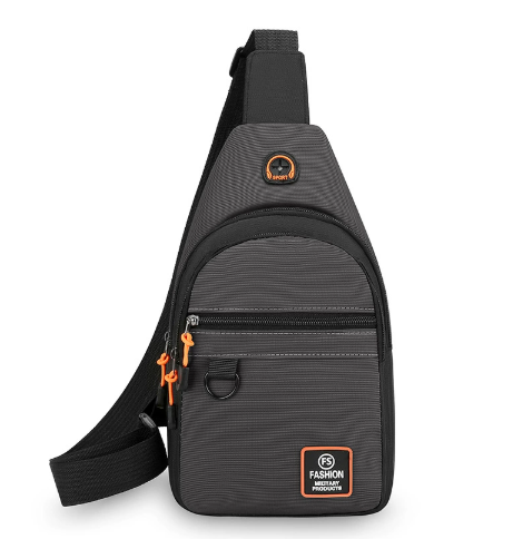 Men's Crossbody Bag Shoulder Sling Bag Anti-theft Lock Chest Bag NEW UK