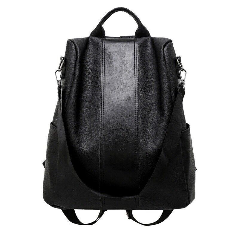 Ladies Rucksack Anti-theft Bag Womens Leather School Bag Backpack Handbag.