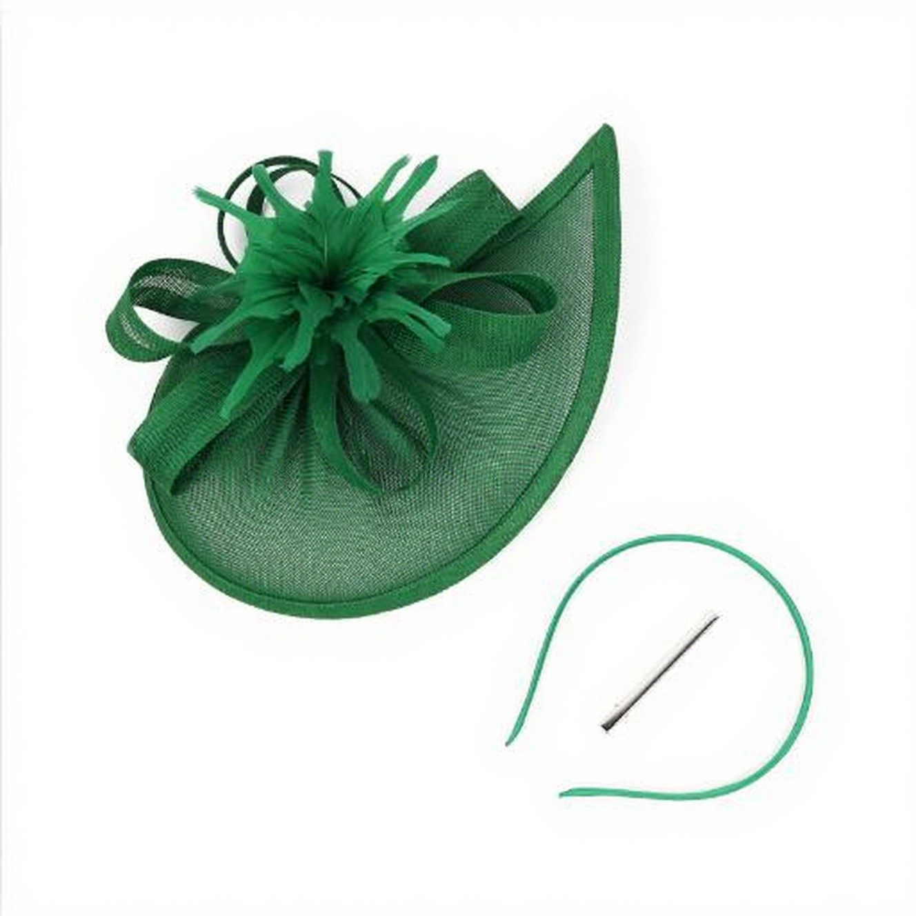 Nuevo Moda Boda Fascinador Sombrero Mujeres Cóctel Iglesia Flor Chpeau Prendas para la cabeza - Imagen 18 de 29