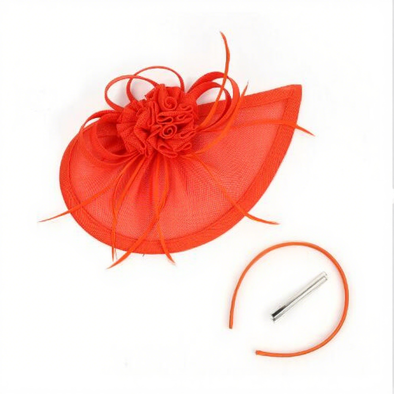 Nuevo Moda Boda Fascinador Sombrero Mujeres Cóctel Iglesia Flor Chpeau Prendas para la cabeza - Imagen 22 de 29