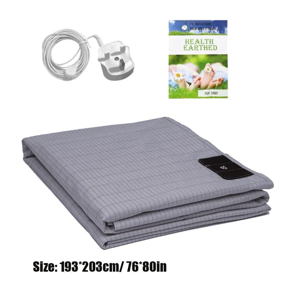 Bed Earthing Sheet Flat Fitted Grounding Sheet Mat To Improve Sleeping Health - Bild 18 von 19