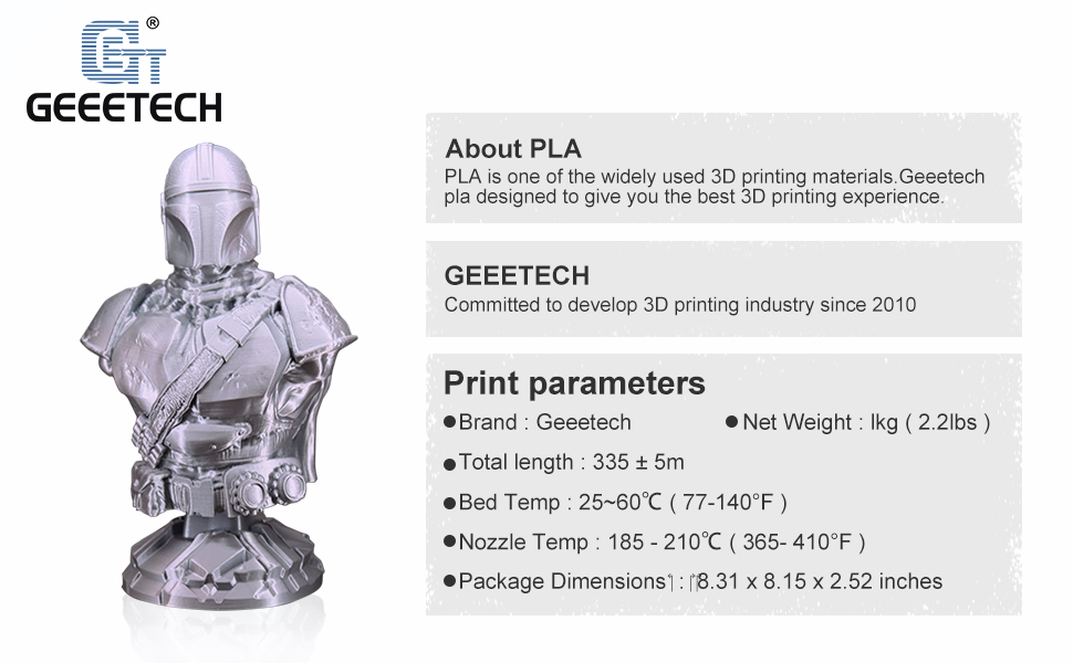 pla new 3d printing filament