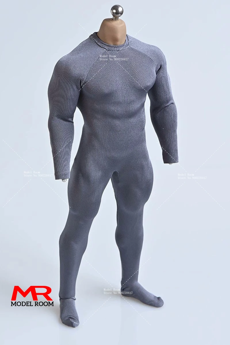 Mono elástico elástico masculino 1/6 1/12 body ropa ajuste figura de 12"" 6"" - Imagen 8 de 9