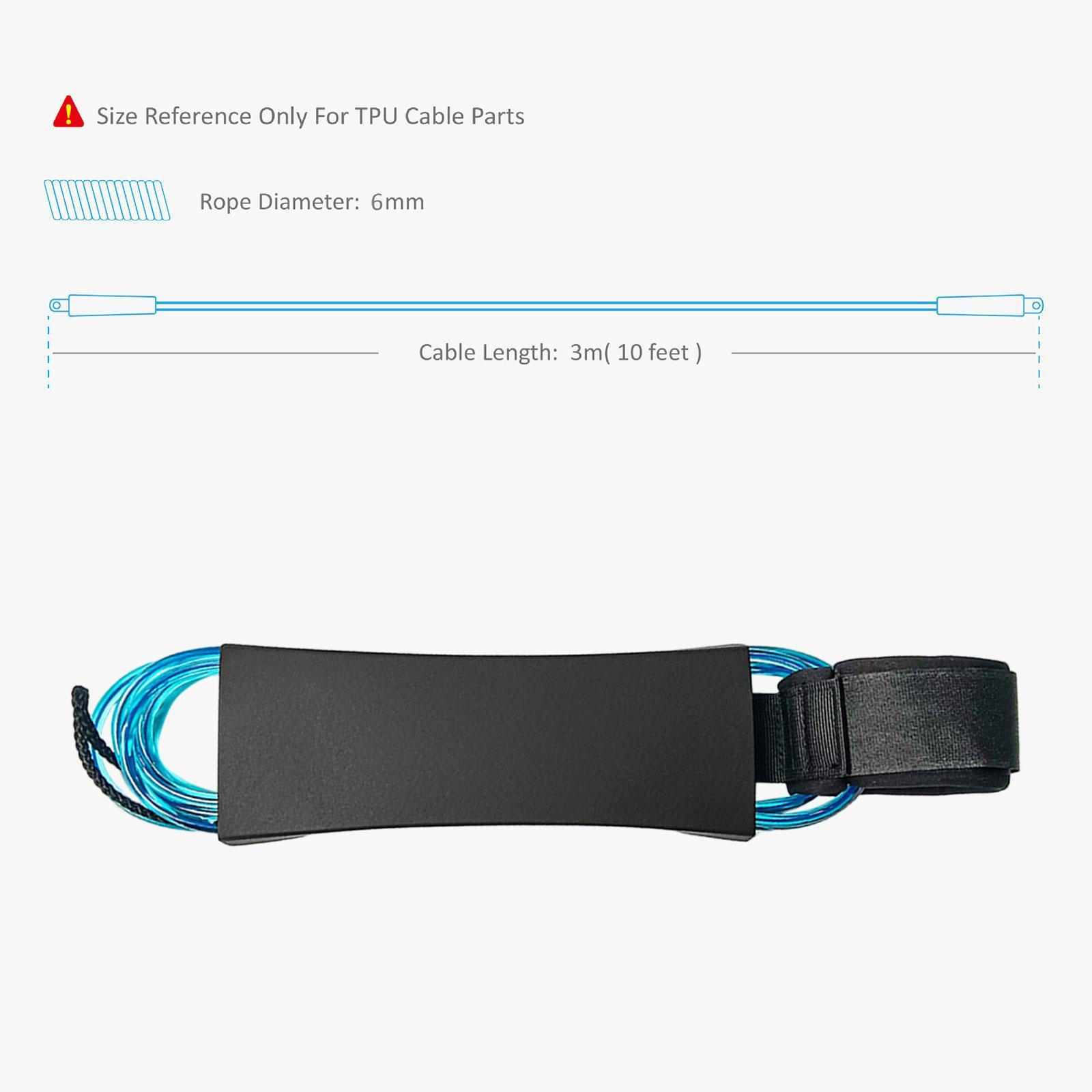 Surfing Ankle Leash Gear for Longboard Paddleboard