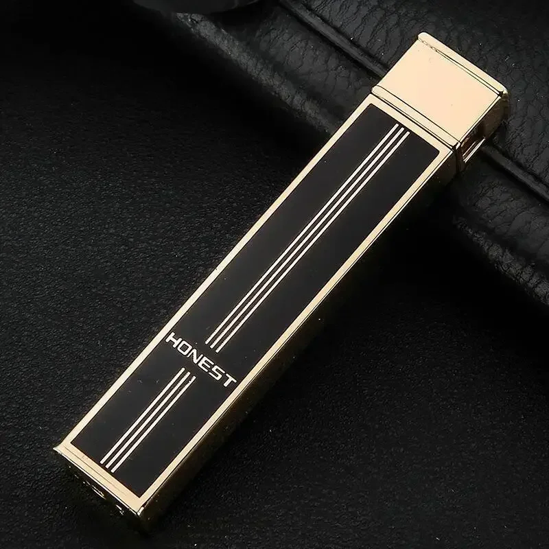 Gold Classic Ultra Thin Windproof Cigar Lighte