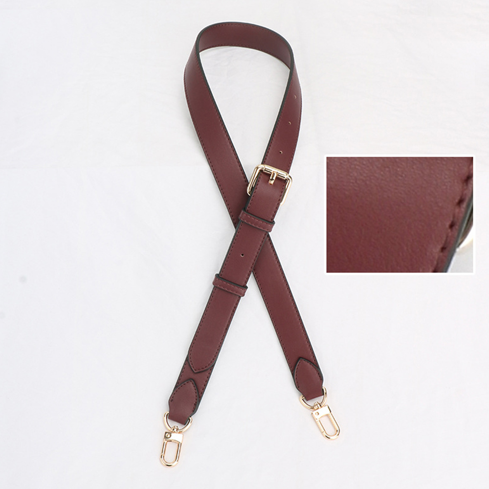 Adjustable Heart Buckle Bag Strap PU Leather Replacement for Handbags Purses