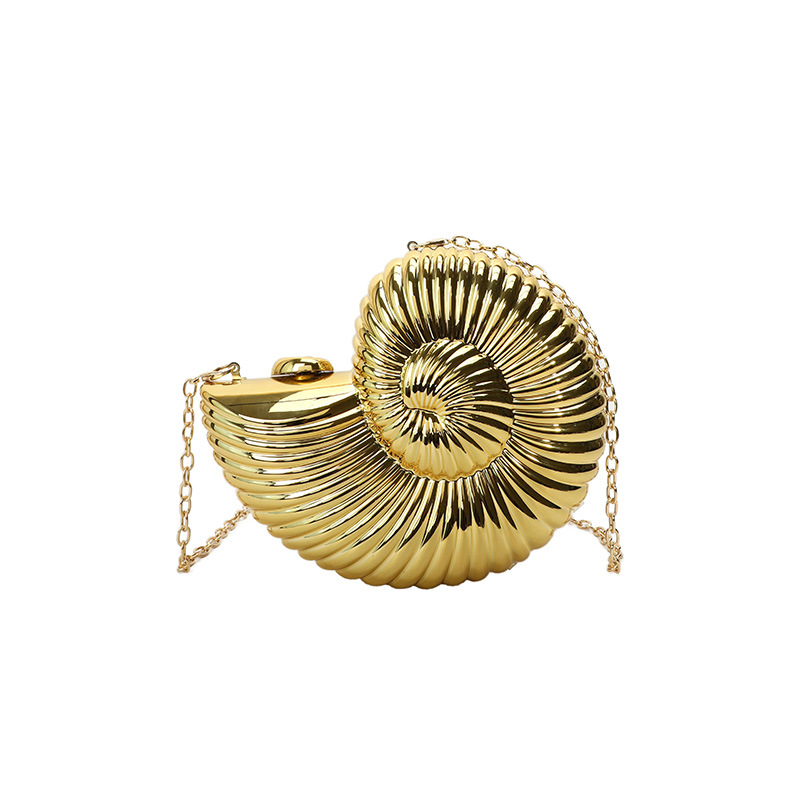 Trendy Acrylic Evening Bag, Unique Conch Purse & Bolso para Mujeres
