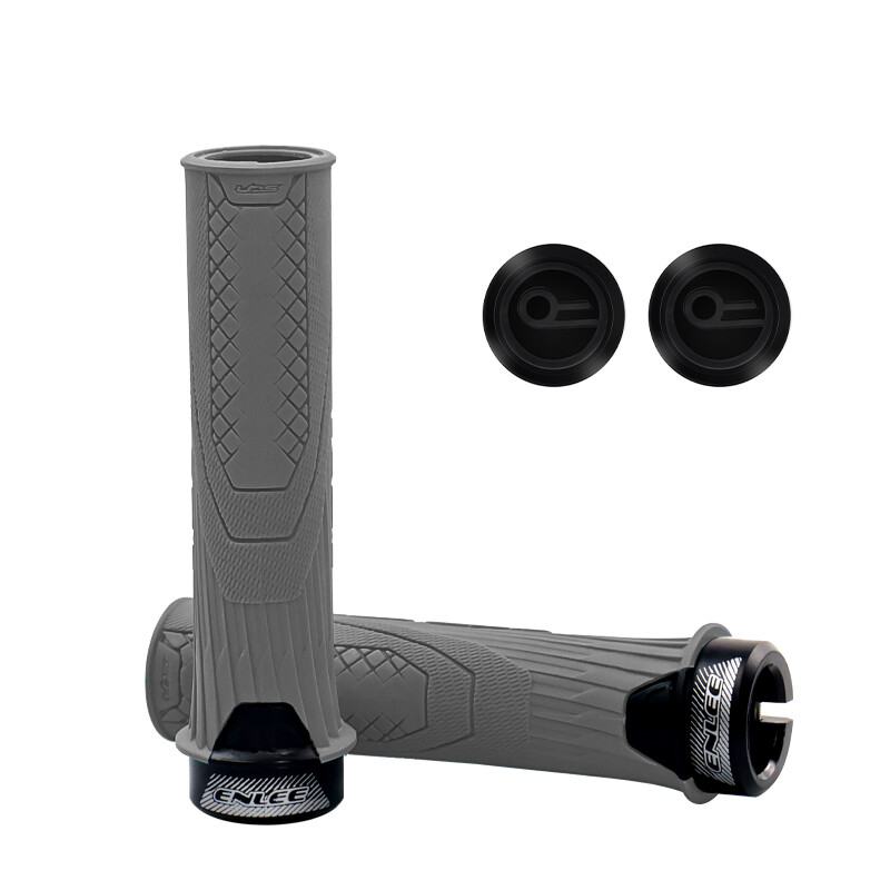 ENLEE Mountain Bike BMX MTB Manubrio Impugnatura in Gomma 22,2mm Blocca - Foto 17 di 19