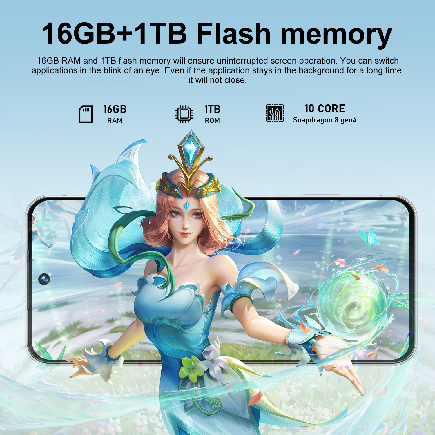 i17 ProMax 5G Smartphone 7.3