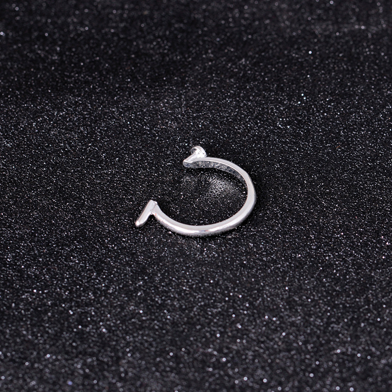 Trendy Personality Ins Creative Evil Fun Nail Open Ring