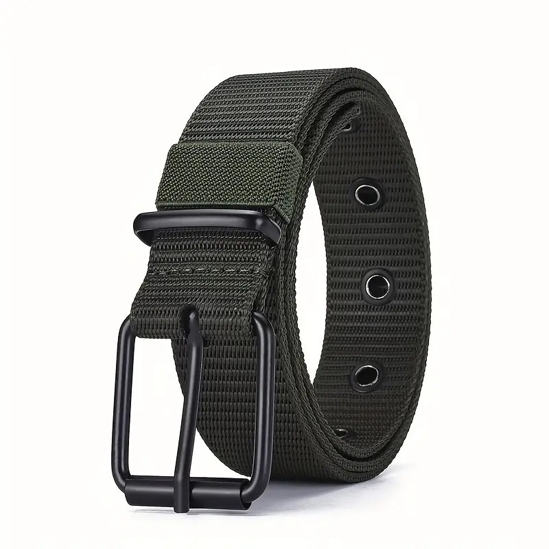 Men's Tactical Nylon Belt Heavy-Duty Canvas Quick Release Buckle Everyday - Picture 14 of 16