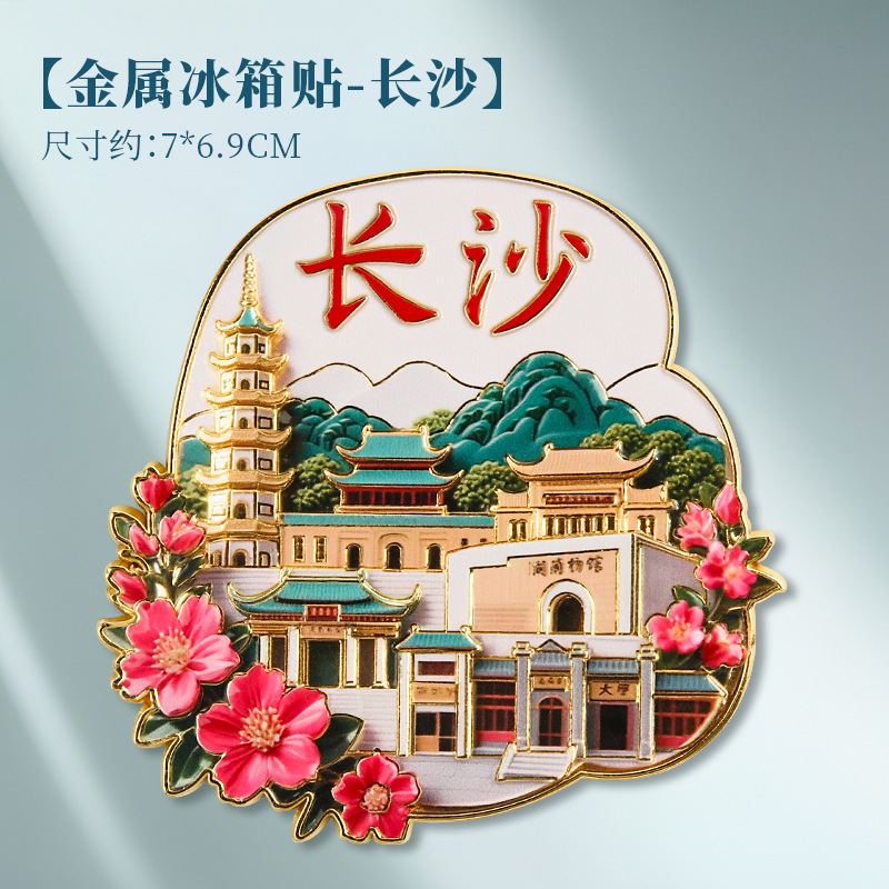 Shanghai Metall geprägt Kühlschrank Magnet Bund Netz Promi Reise Souvenir - Bild 35 von 39