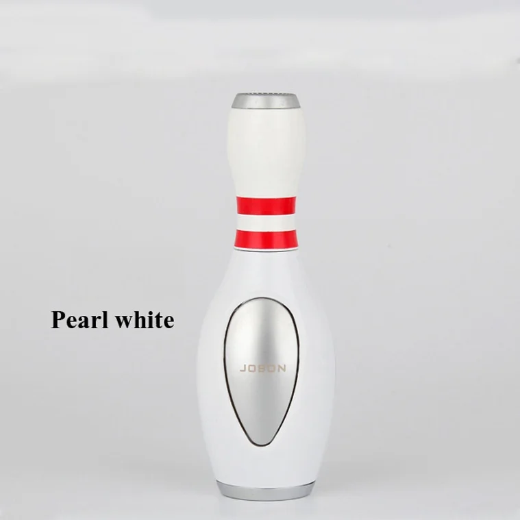 Bowling Ball Shaped Butane Gas Lighter Metal Windproof Blue Flame Jet Igniter