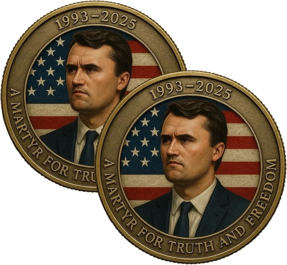 Moneda Conmemorativa Charlie Kirk - Homenaje a la Libertad de la Verdad para Fans, Young Hero of Us - Imagen 13 de 13
