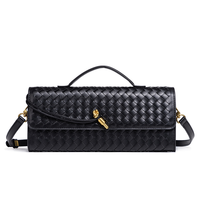 Stylish Women’s Crossbody Bag – Woven Handbag & Baguette Shoulder Clutch