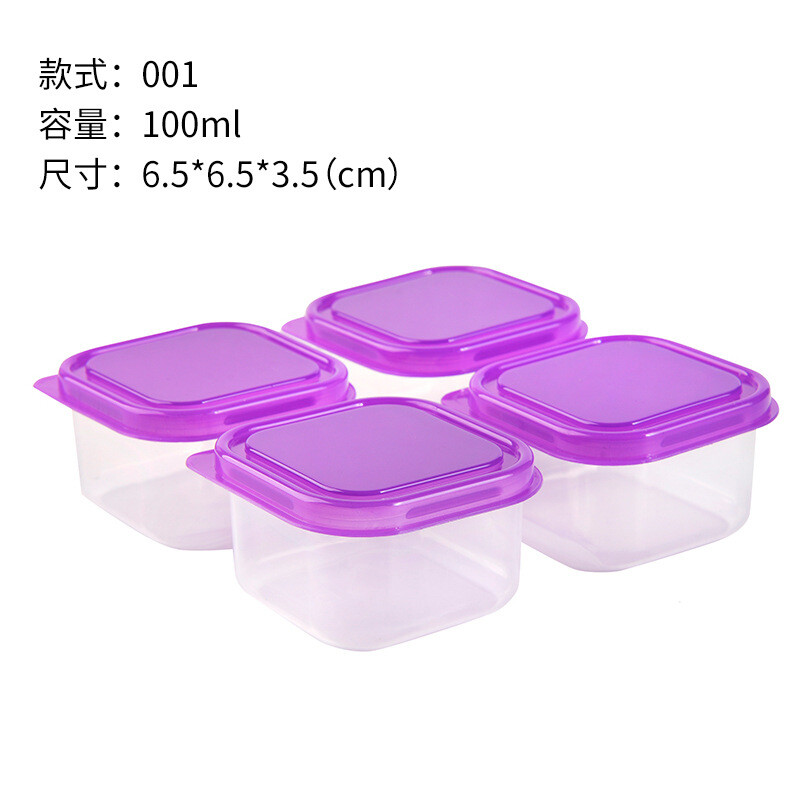 6X Mini Plastic Storage Containers Clear Small Box with Lids Food Storage Pot - Picture 10 of 16