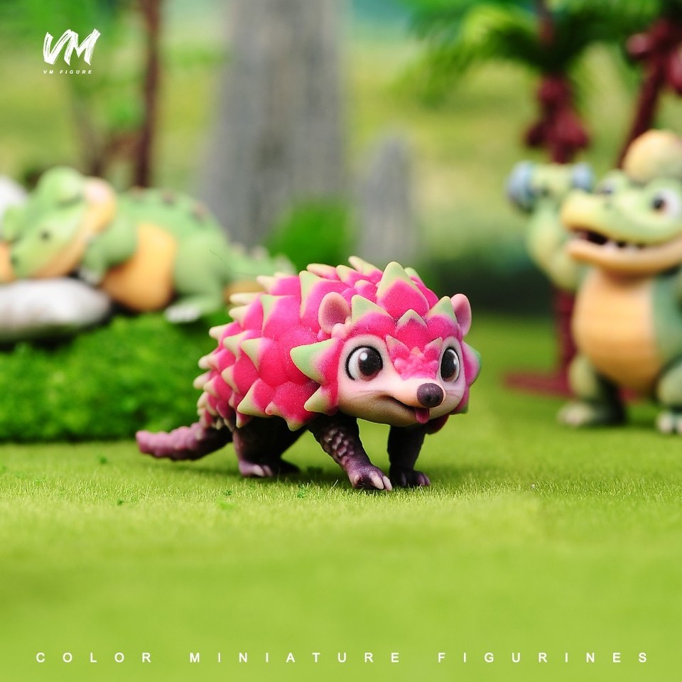 4 CM Szene Requisiten Früchte Tier Baby Mango Krokodil Otter Miniatur Figur - Bild 26 von 32