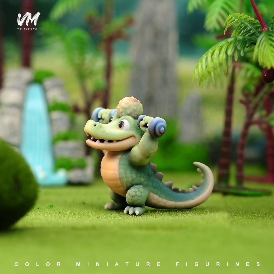 4 CM Szene Requisiten Früchte Tier Baby Mango Krokodil Otter Miniatur Figur - Bild 28 von 32