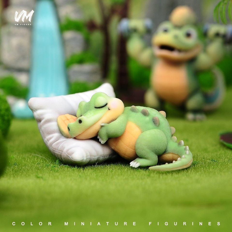 4 CM Szene Requisiten Früchte Tier Baby Mango Krokodil Otter Miniatur Figur - Bild 29 von 32