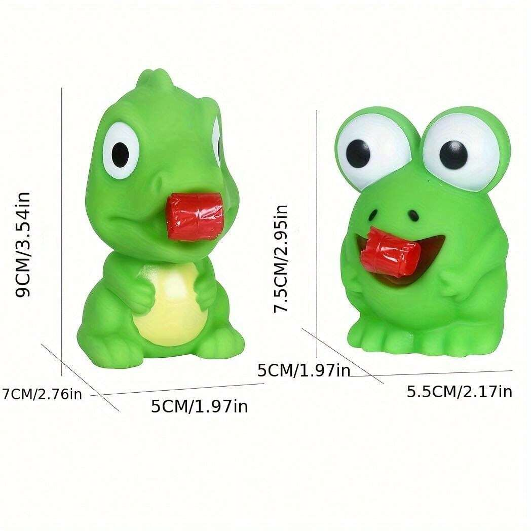 Kids Creative Stress Relief Pop Squeeze Tongue Toy Frog & Dinosaur Pinching Toy - Bild 20 von 20