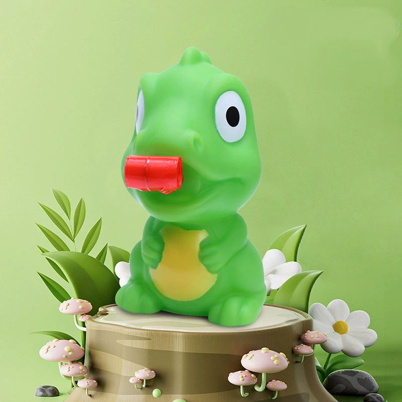 Kids Creative Stress Relief Pop Squeeze Tongue Toy Frog & Dinosaur Pinching Toy - Bild 19 von 20