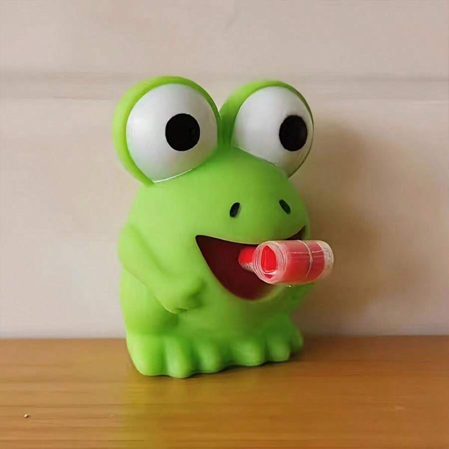 Kids Creative Stress Relief Pop Squeeze Tongue Toy Frog & Dinosaur Pinching Toy - Bild 18 von 20