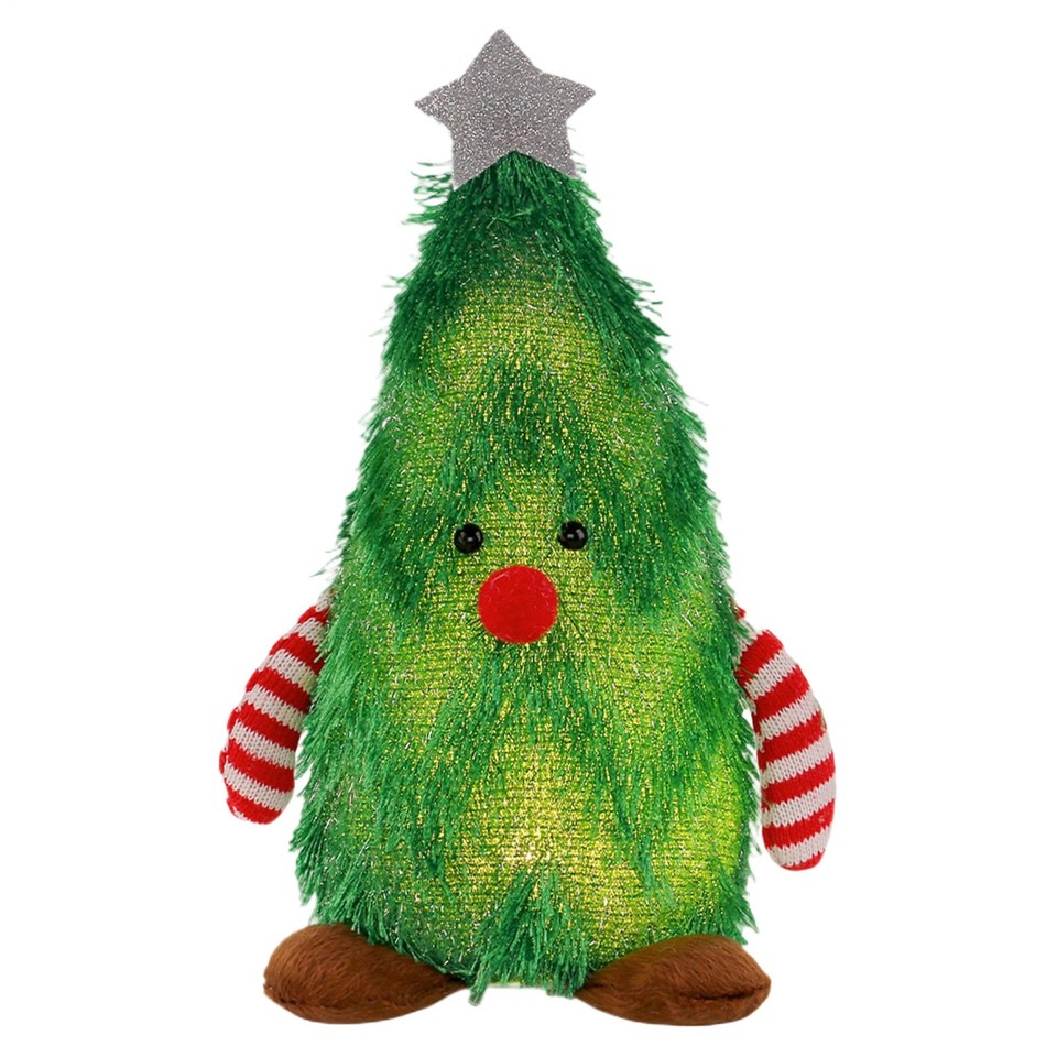 Lighted Christmas Dolls Light Up Christmas Doll Toy Holiday Desktop Decor - Picture 25 of 27