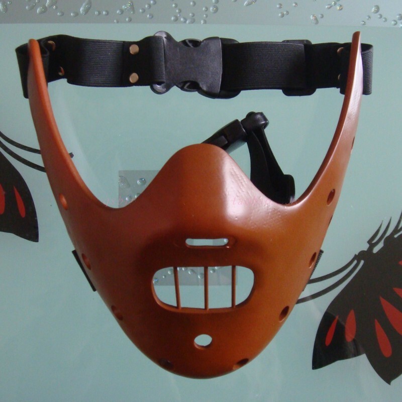 Silence of the Lambs Hannibal Lecter Resin Mask Halloween Cosplay Props - Picture 17 of 18