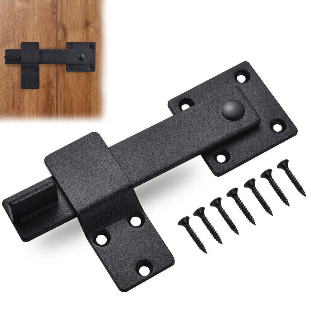 Barn Door Flip Latch Matte Black Add More Privacy Heavy Duty Hardware Farm Gate
