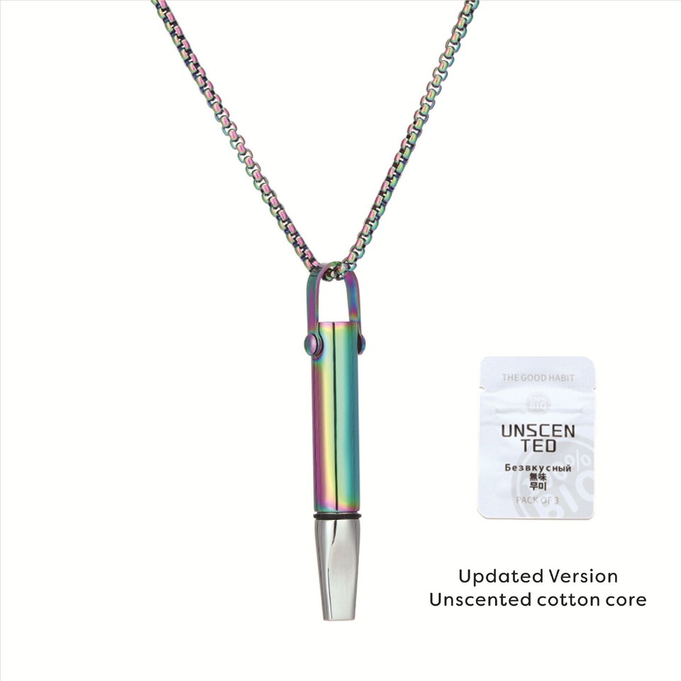 Rauchentwöhnung Kette Mit Pfeife, Halskette Rauchfrei Atem Halskette Stressabbau - Bild 25 von 34