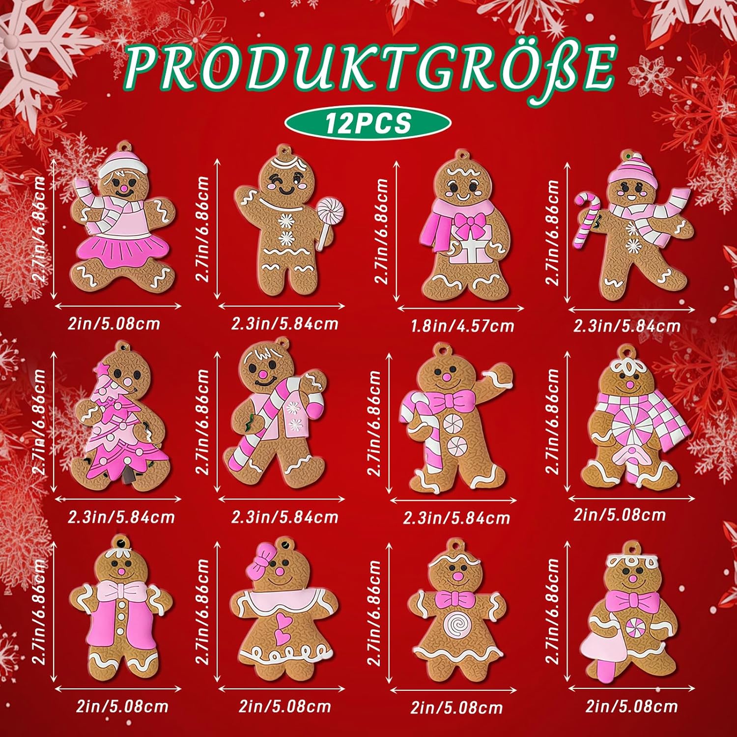 Adornos de árbol de Navidad, adornos de piruleta de azúcar de Navidad, dulce Ch - Imagen 26 de 45
