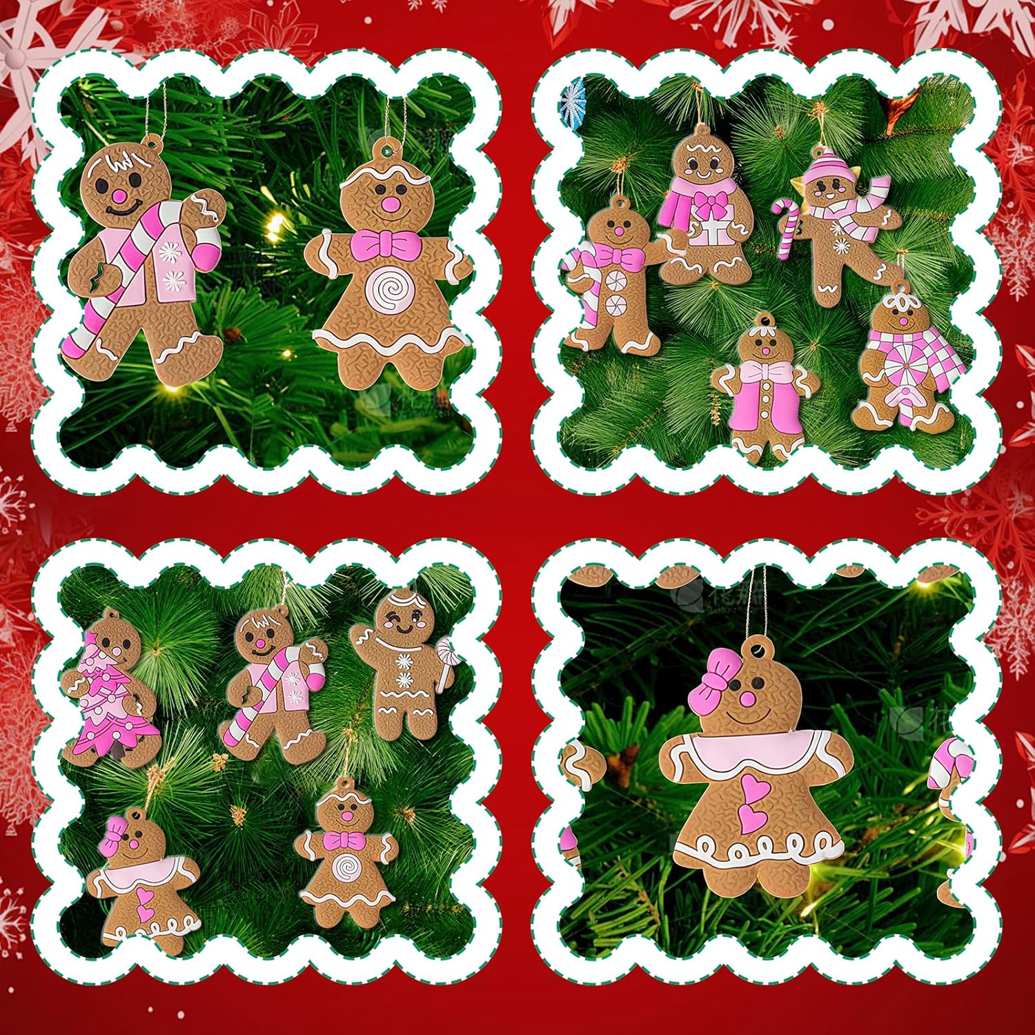 Adornos de árbol de Navidad, adornos de piruleta de azúcar de Navidad, dulce Ch - Imagen 28 de 45