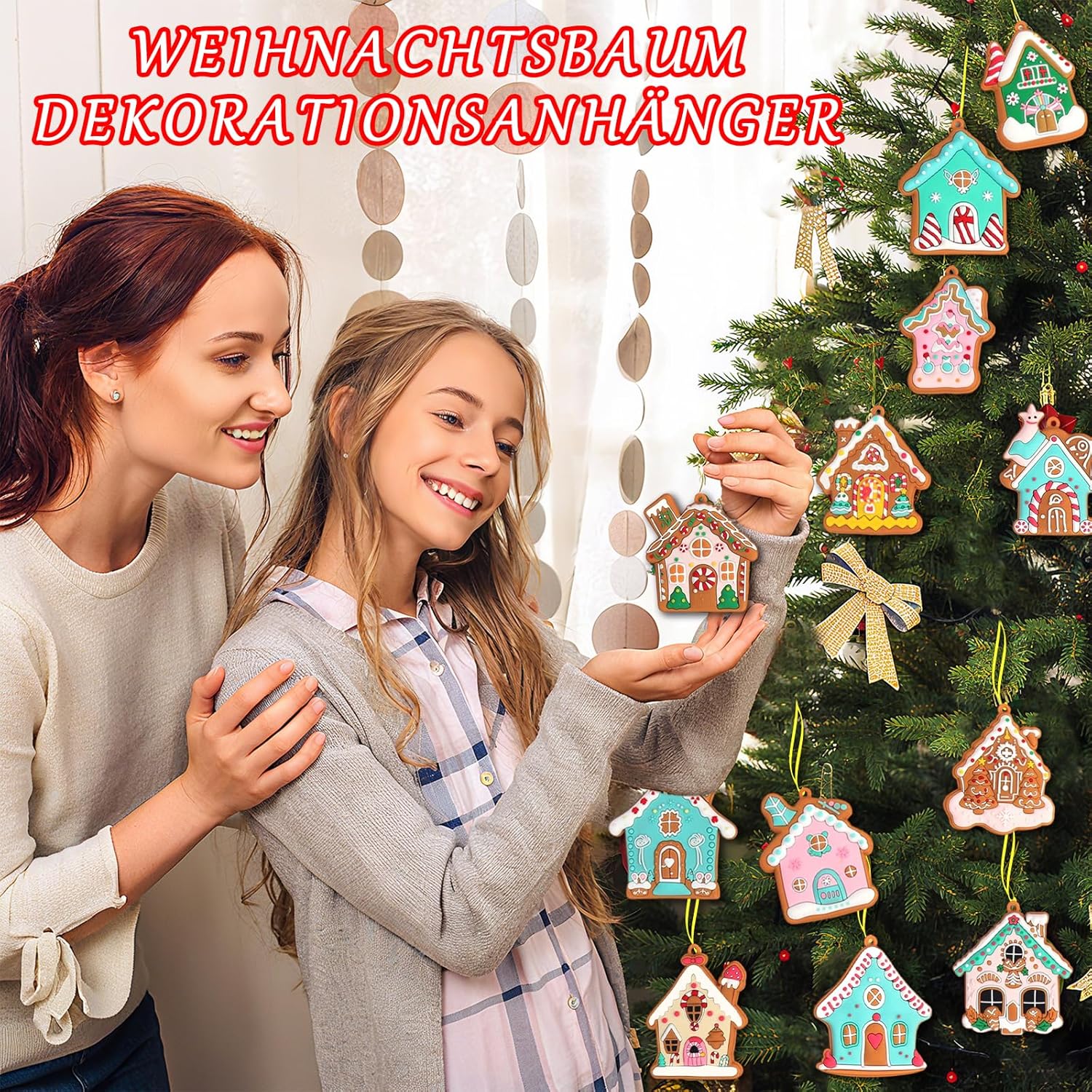 Adornos de árbol de Navidad, adornos de piruleta de azúcar de Navidad, dulce Ch - Imagen 36 de 45