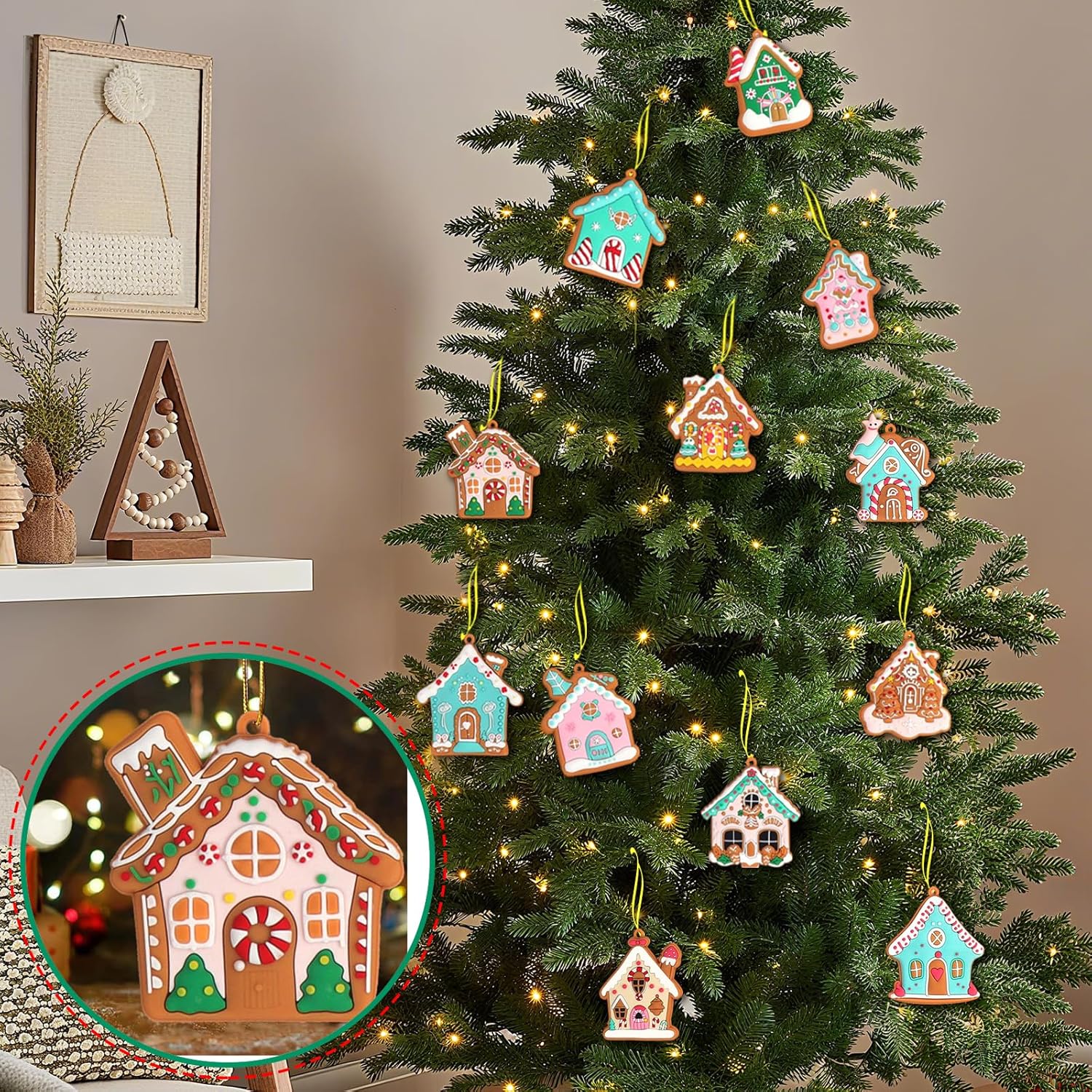 Adornos de árbol de Navidad, adornos de piruleta de azúcar de Navidad, dulce Ch - Imagen 38 de 45