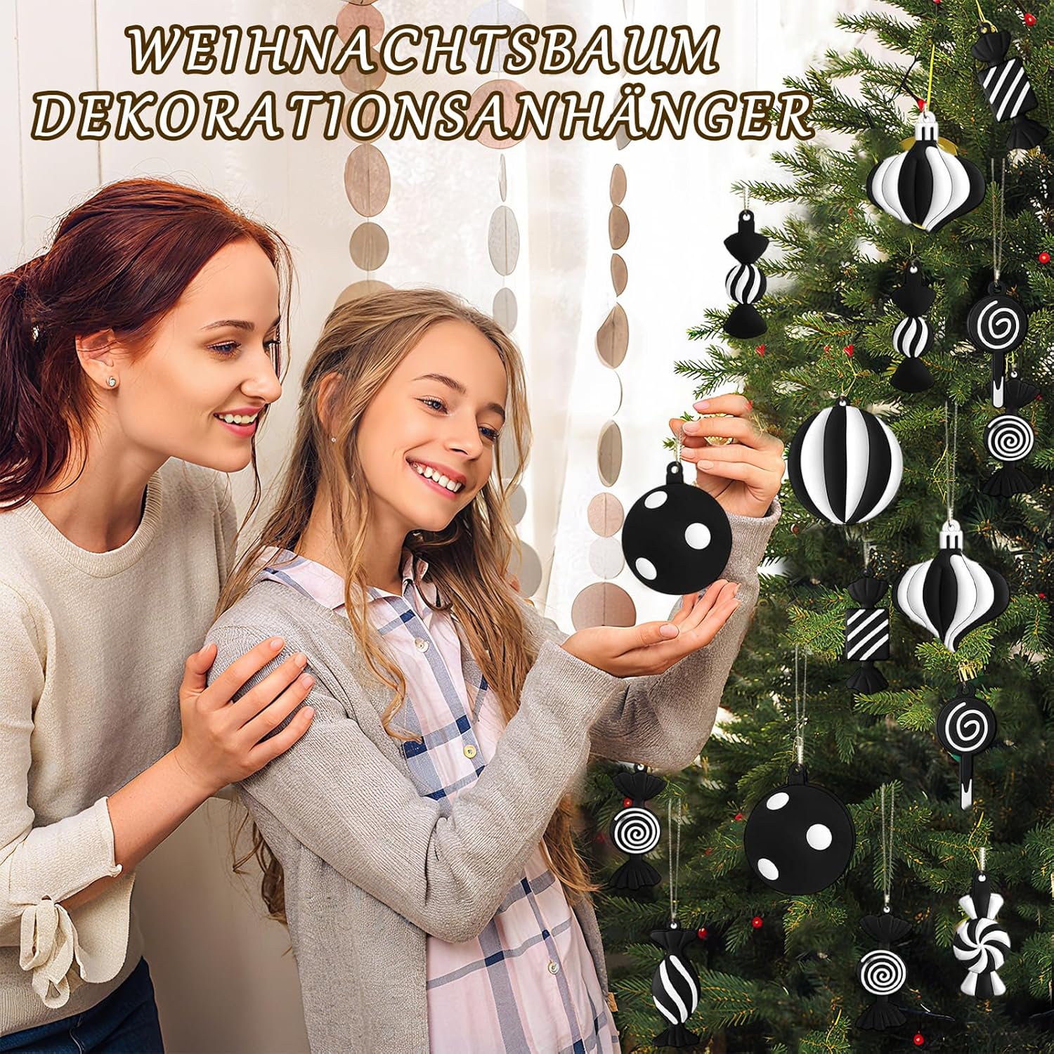 Adornos de árbol de Navidad, adornos de piruleta de azúcar de Navidad, dulce Ch - Imagen 43 de 45