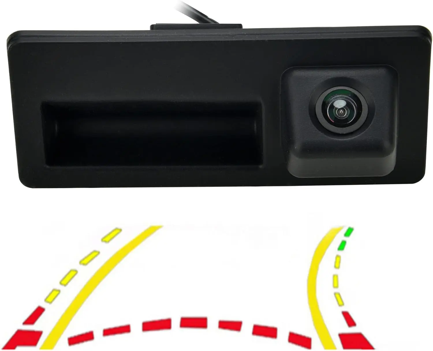 Car Trunk Handle Dynamic Camera Rear View HD Camera for Audi A4 A5 S5 Q3 Q5