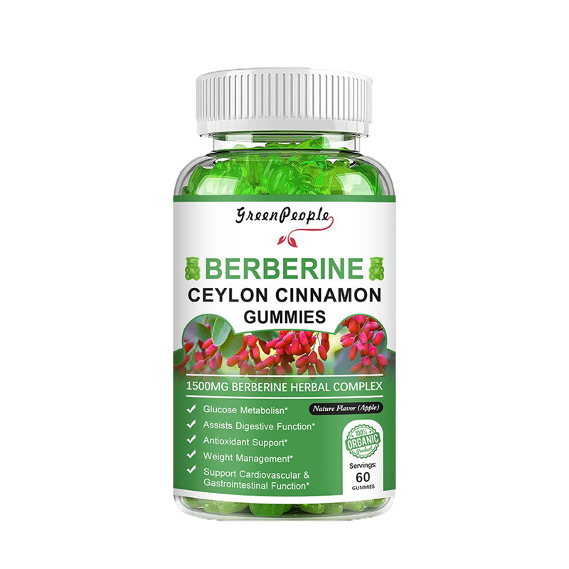 Berberine HCl with Ceylon Cinnamon & Chromium Gummies – Blood Sugar Support