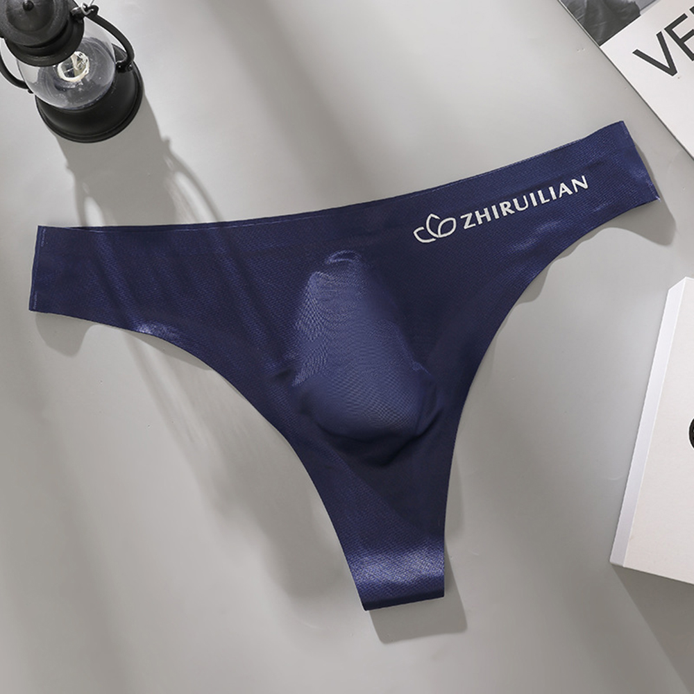 Sexy Tanga Ropa Interior Para Hombre Diseño Sin Costuras Tiro Bajo Material Nylon - Imagen 34 de 39