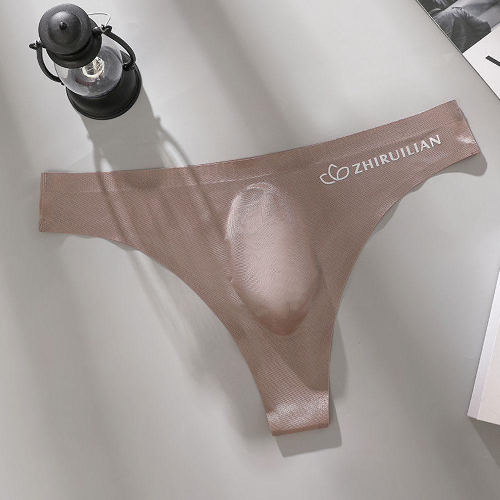 Sexy Tanga Ropa Interior Para Hombre Diseño Sin Costuras Tiro Bajo Material Nylon - Imagen 39 de 39