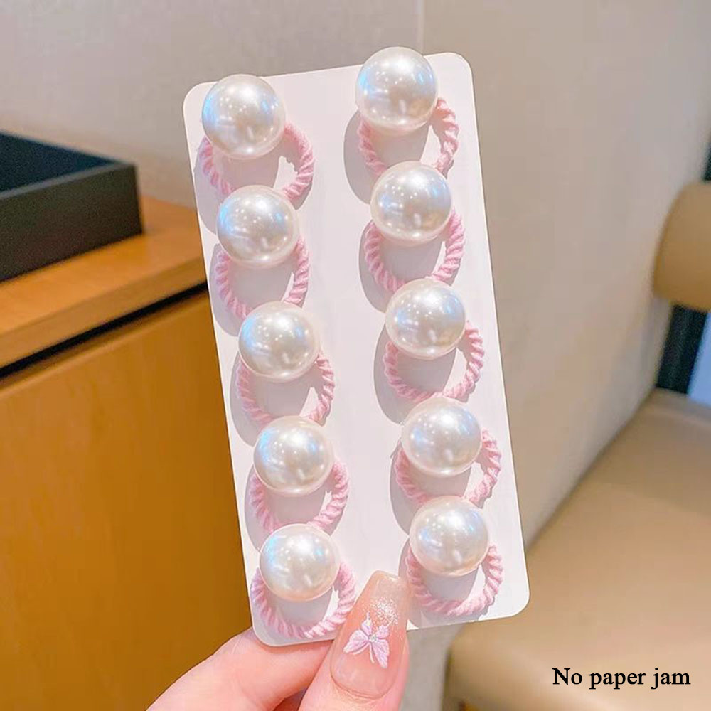 Moda Dulce Elegante Conjunto de 10 Bandas para Cabello en Forma de Estrella Sin Daños - Imagen 21 de 21