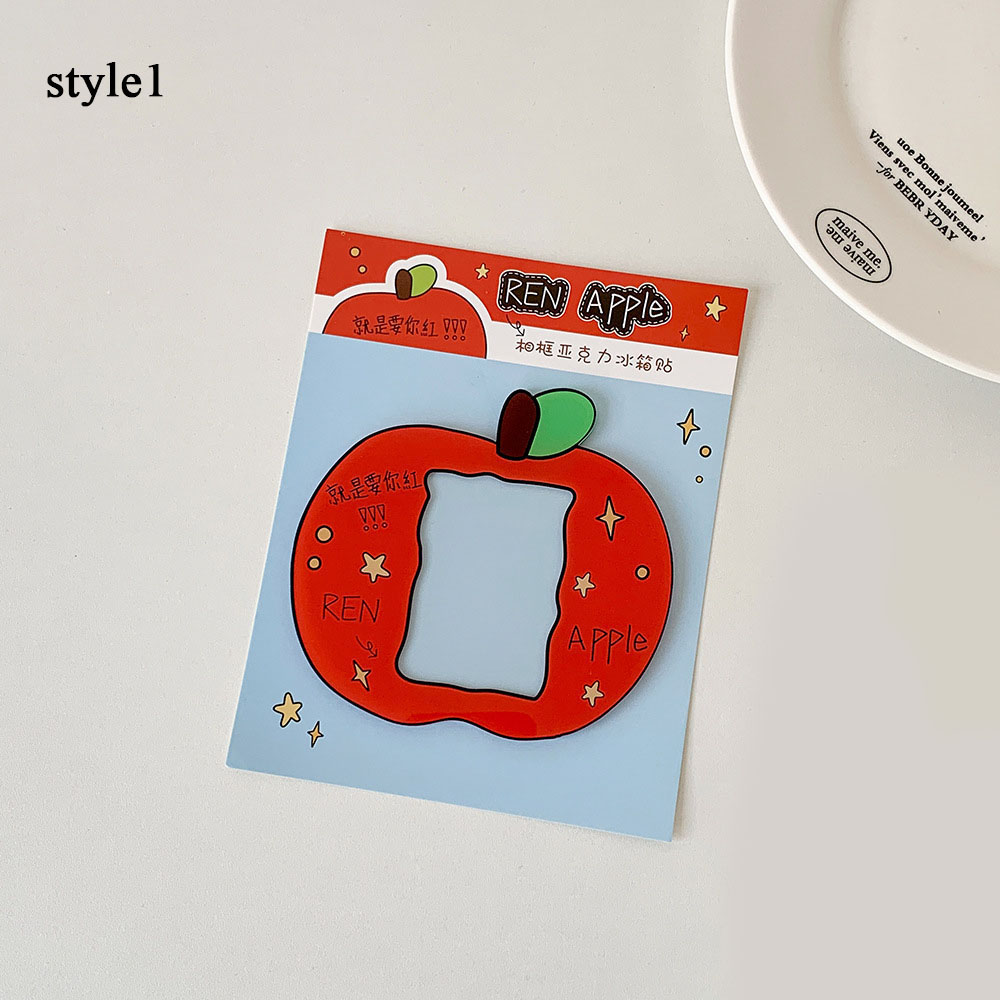 Cornice Portafoto Frigorifero Espositore Magnetico Acrilico per Carte e Foto Decorazione - Foto 27 di 31