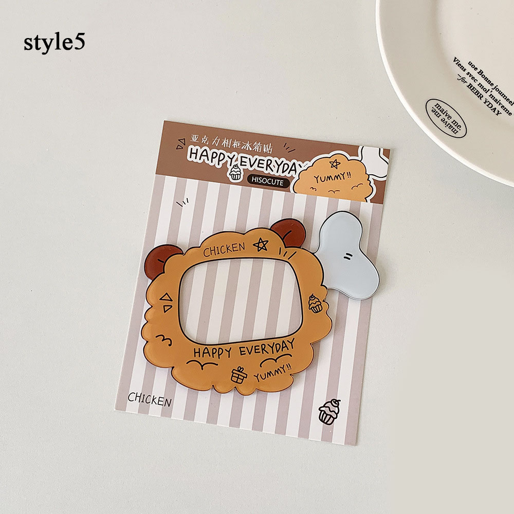 Cornice Portafoto Frigorifero Espositore Magnetico Acrilico per Carte e Foto Decorazione - Foto 29 di 31