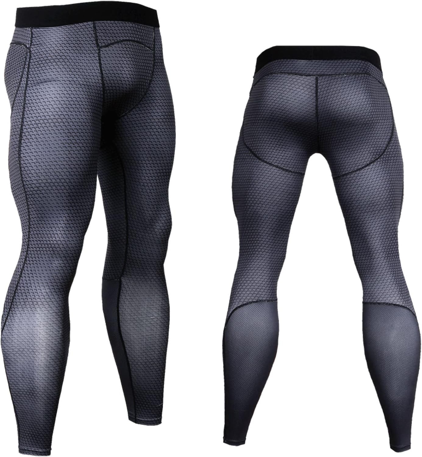 Set Corsa Sportiva per Uomo Camicia a Compressione + Pantaloni, Tuta Sportiva Asciugatura Rapida - Foto 20 di 41