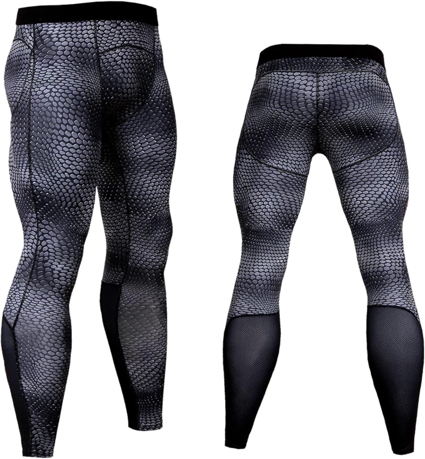 Set Corsa Sportiva per Uomo Camicia a Compressione + Pantaloni, Tuta Sportiva Asciugatura Rapida - Foto 27 di 41
